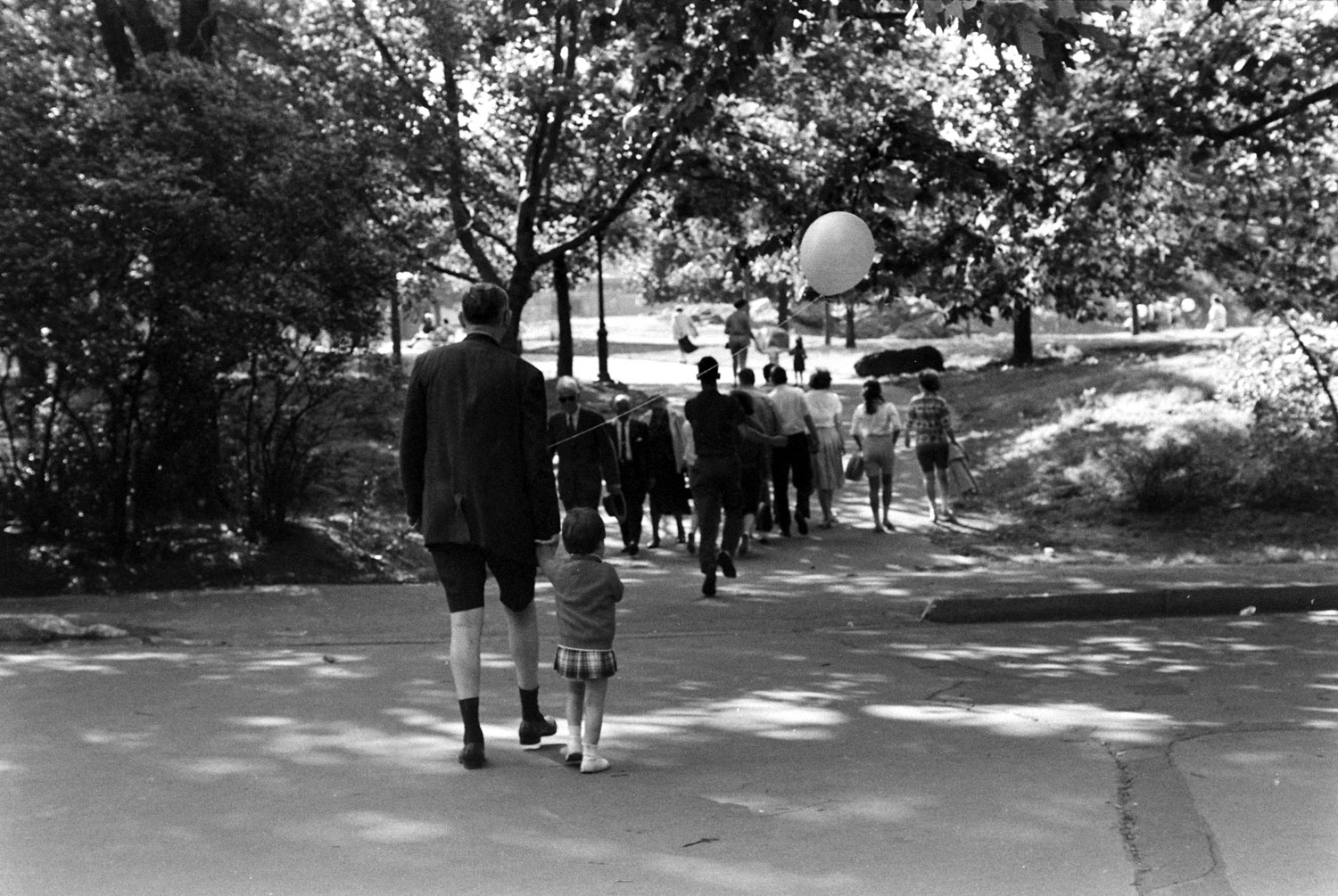 Scene in Central Park, 1961.