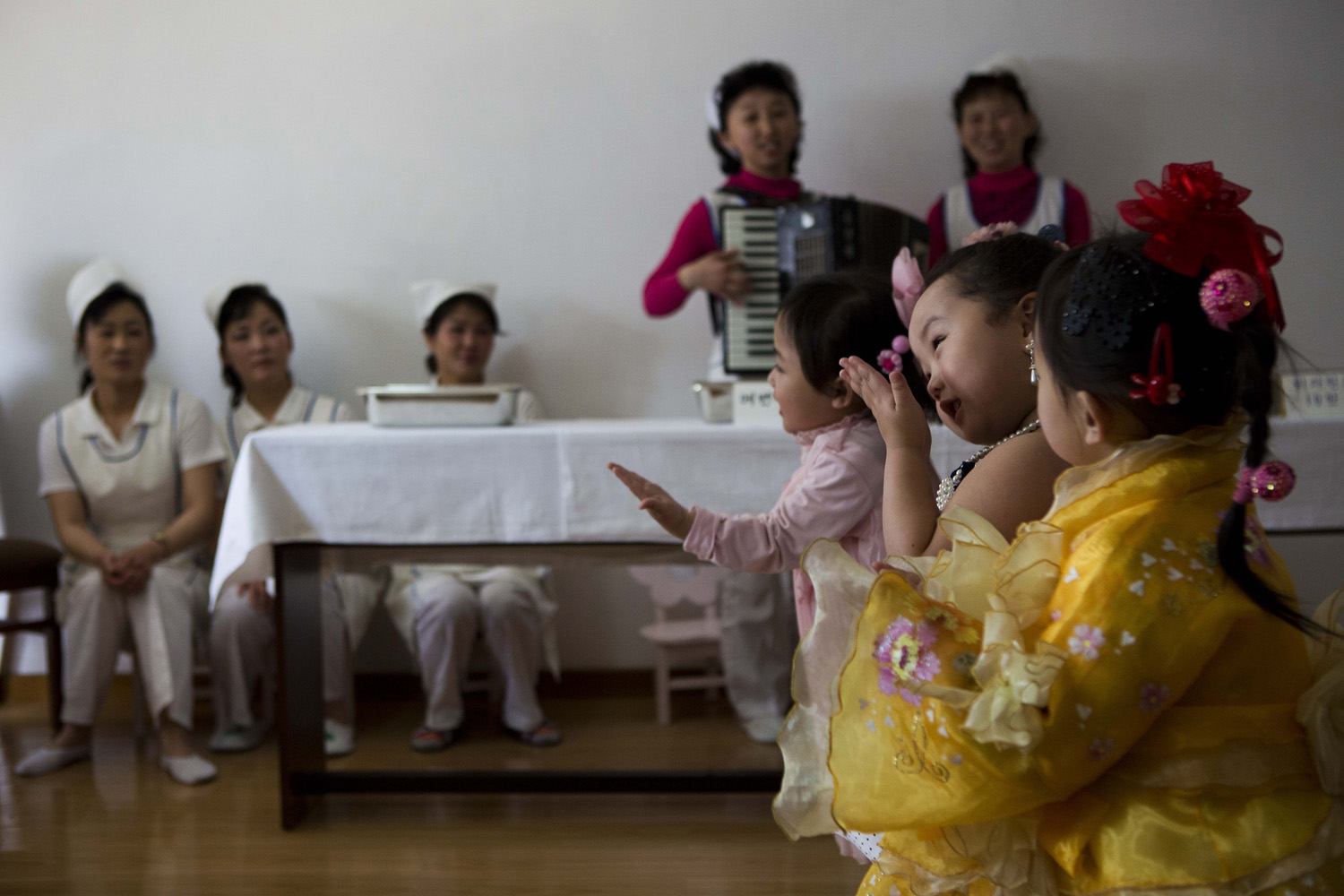 APTOPIX North Korea Child Health Day