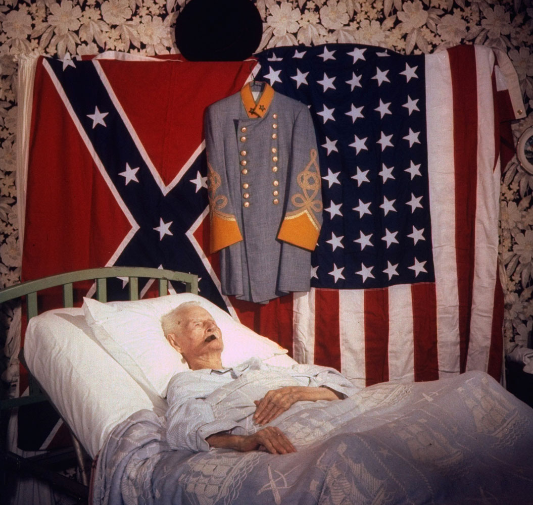 Walter Williams, who claimed to be 116 years old and the last living Civil War veteran, at home in Houston, Texas, in 1959. No one ever produced any records that backed up his claim, and census data suggested that he was, in fact, only 5 years old when the Civil War began.