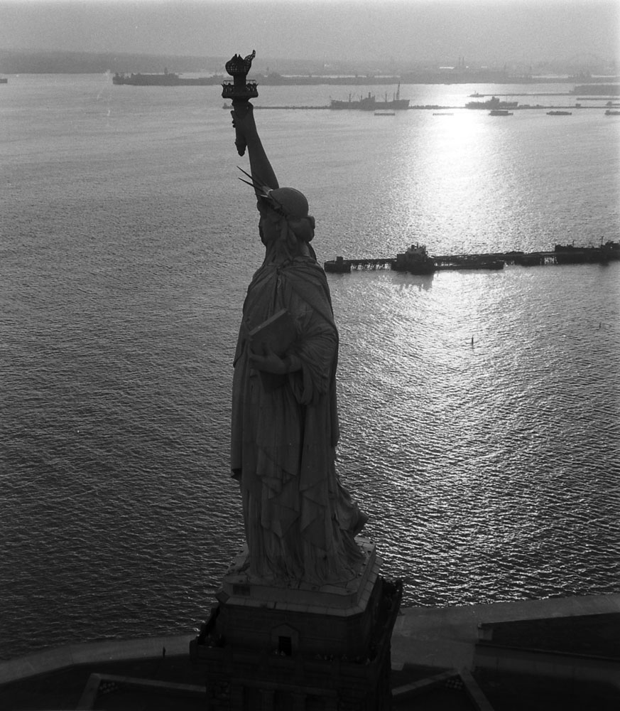 Statue of Liberty, 1956.