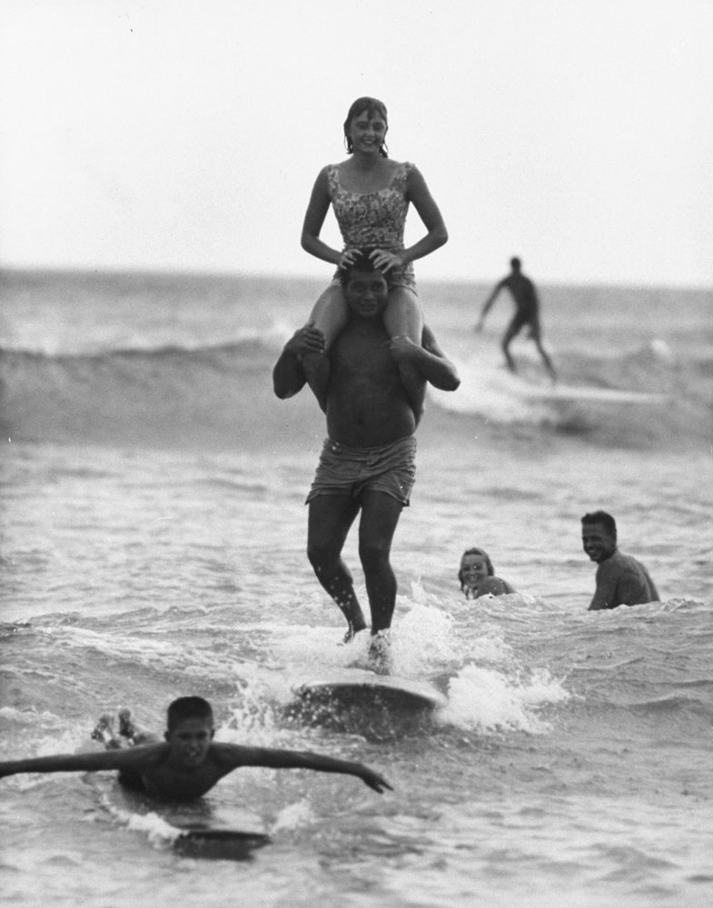 Surfing, Hawaii, 1959