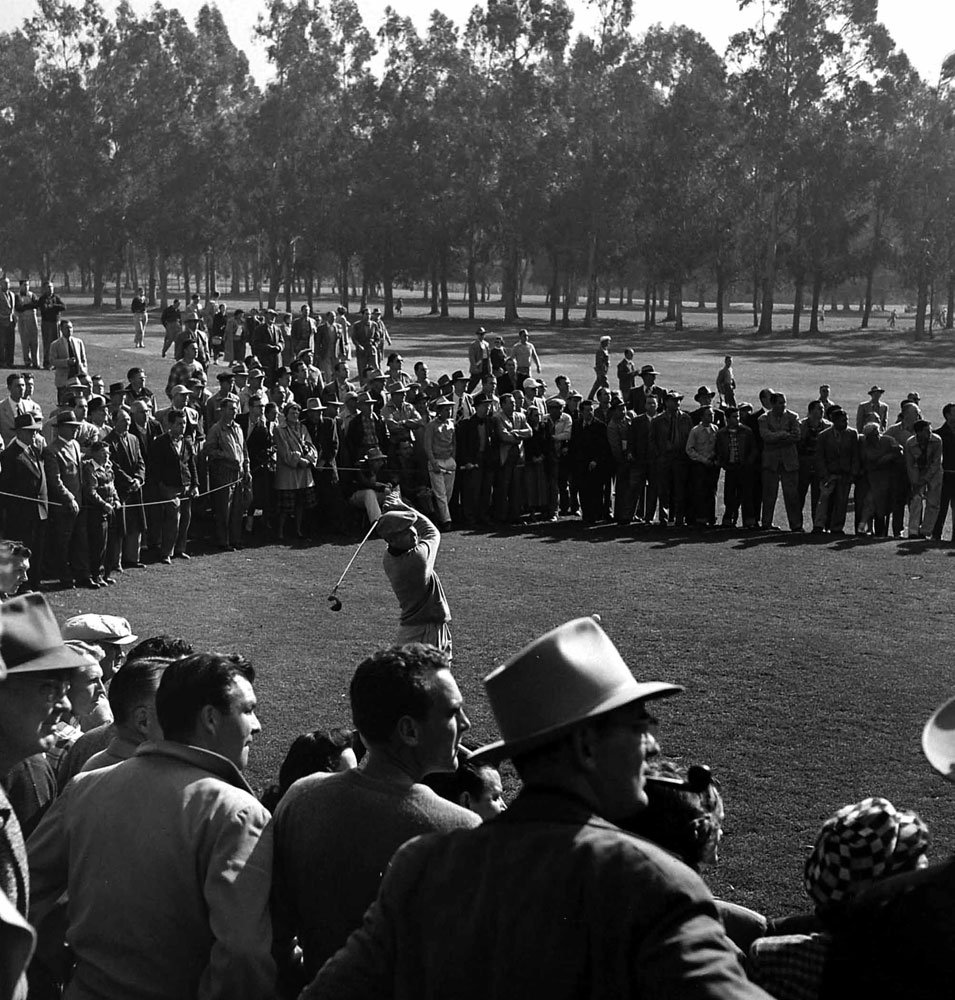 Ben Hogan, Los Angeles Open, Riviera Country Club, January 1950.