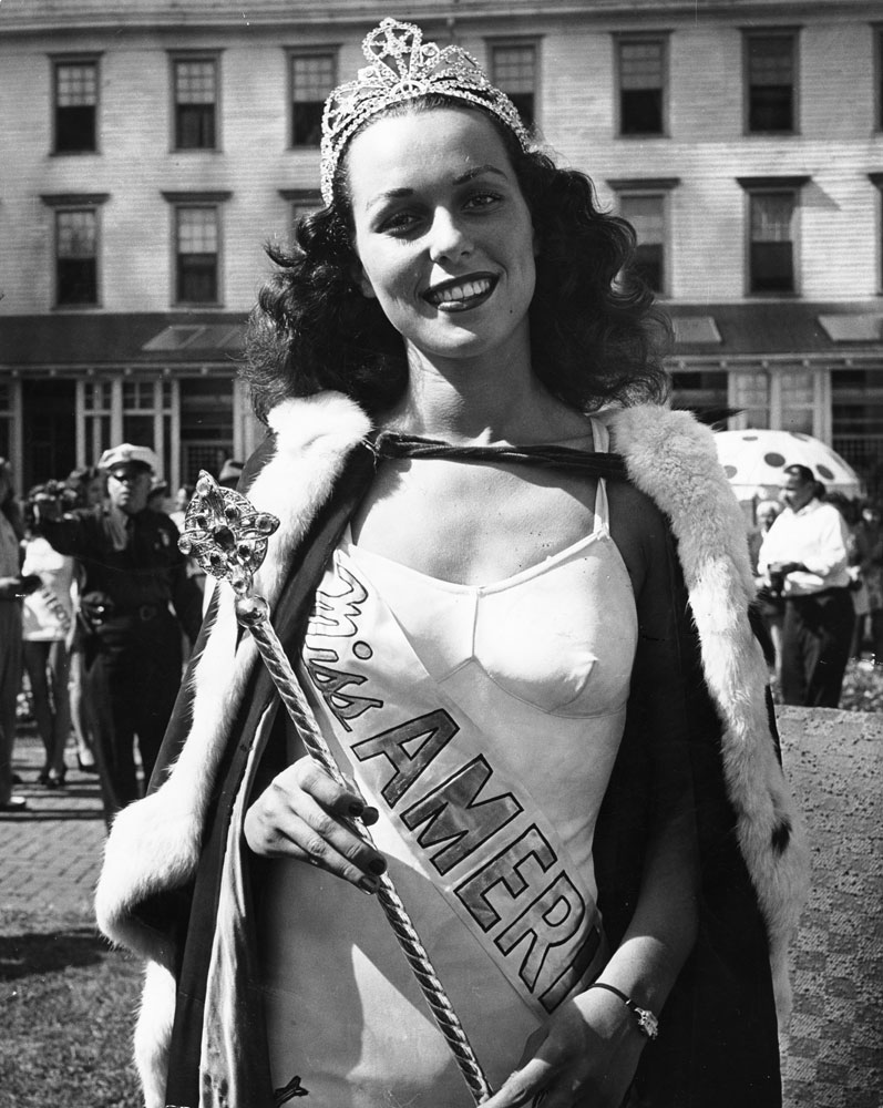 Miss America pageant winner Bess Myerson, 1945.