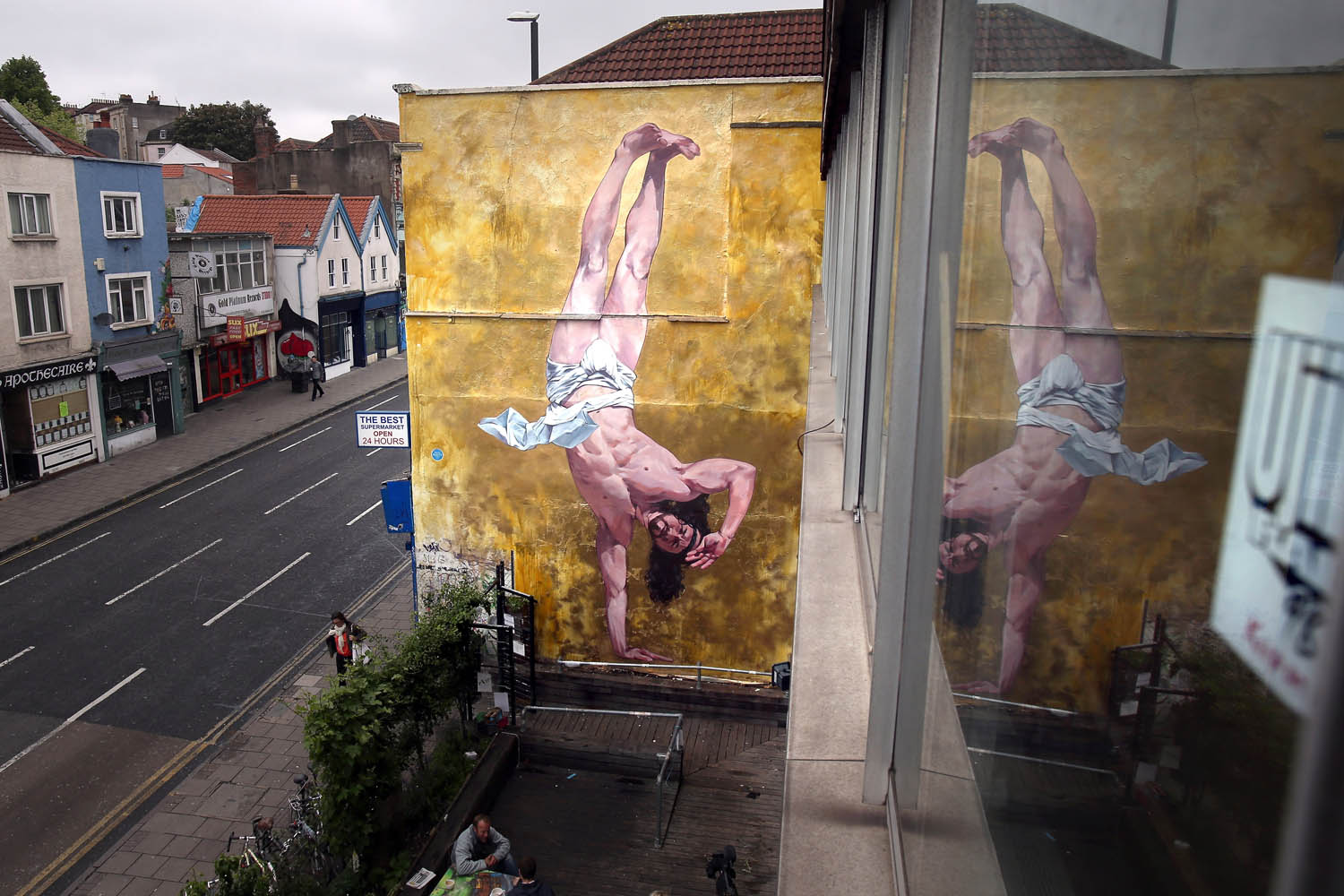 Controversial Mural Of Breakdancing Jesus Is Unveiled