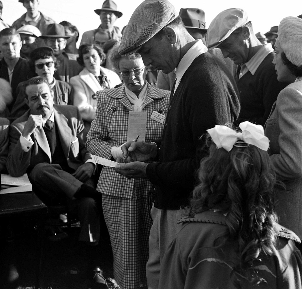 Ben Hogan, Los Angeles Open, Riviera Country Club, January 1950.