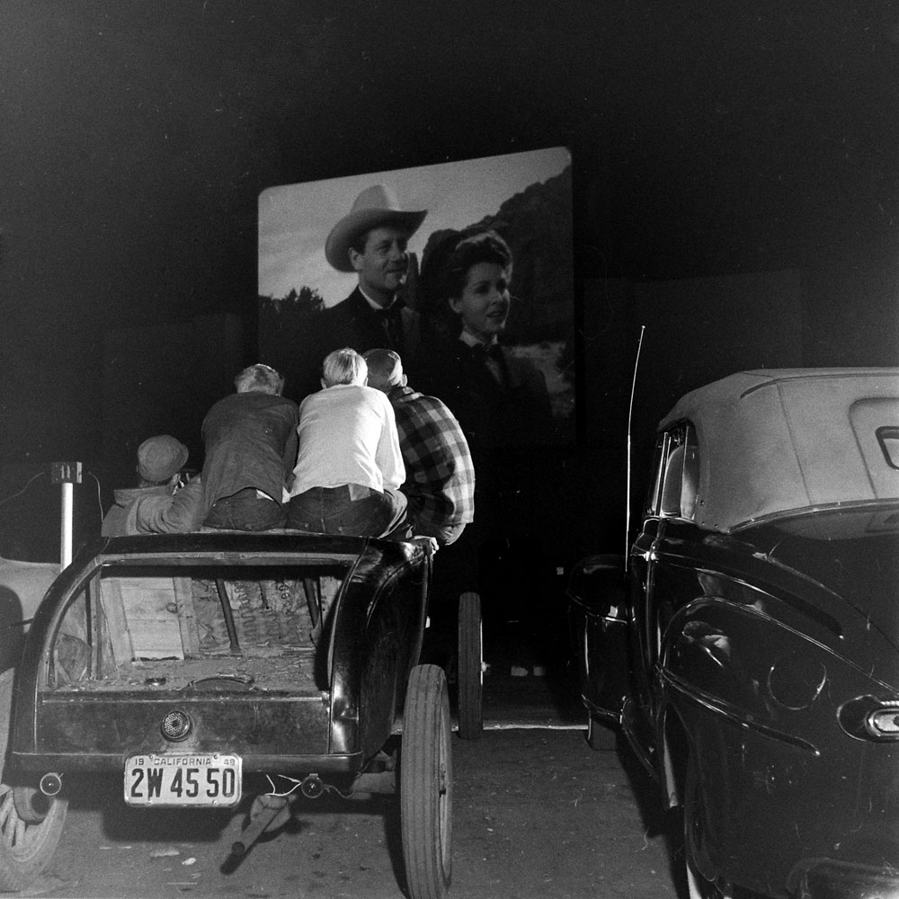 Drive-in theater, San Francisco, 1948.