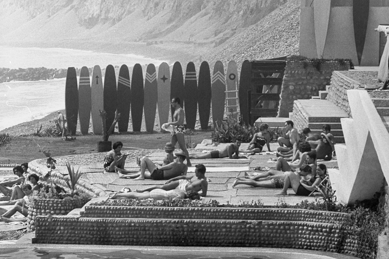 Surfing, Lima, Peru, 1959