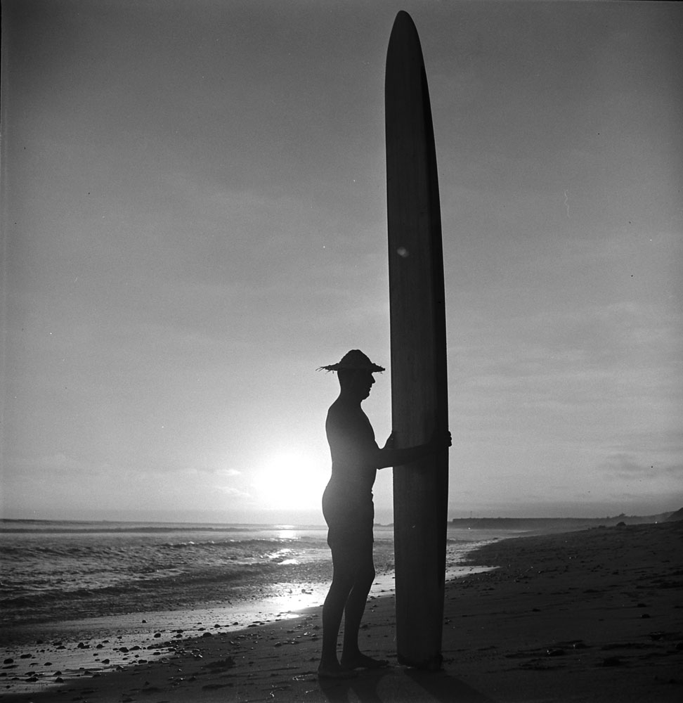 Surfing, San Onofre, Calif., 1950