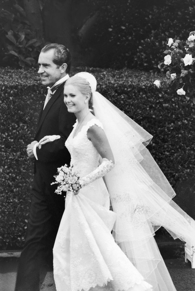 Richard Nixon and daughter Patricia, 1971.