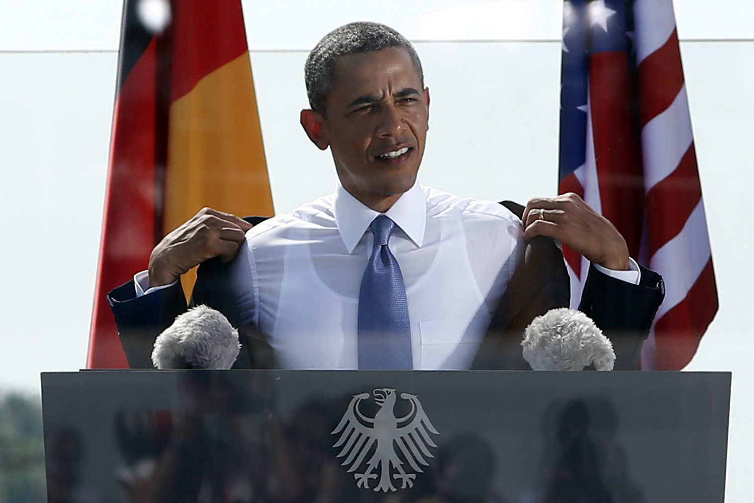 APTOPIX Germany US Obama