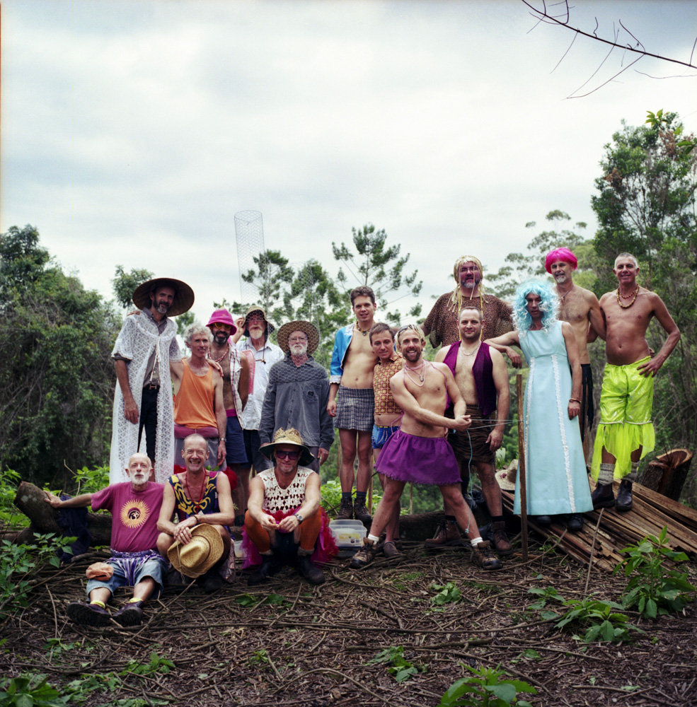 Butch, macho, effeminate, young and old faeries in all their glory gather to plant trees at Faerieland.