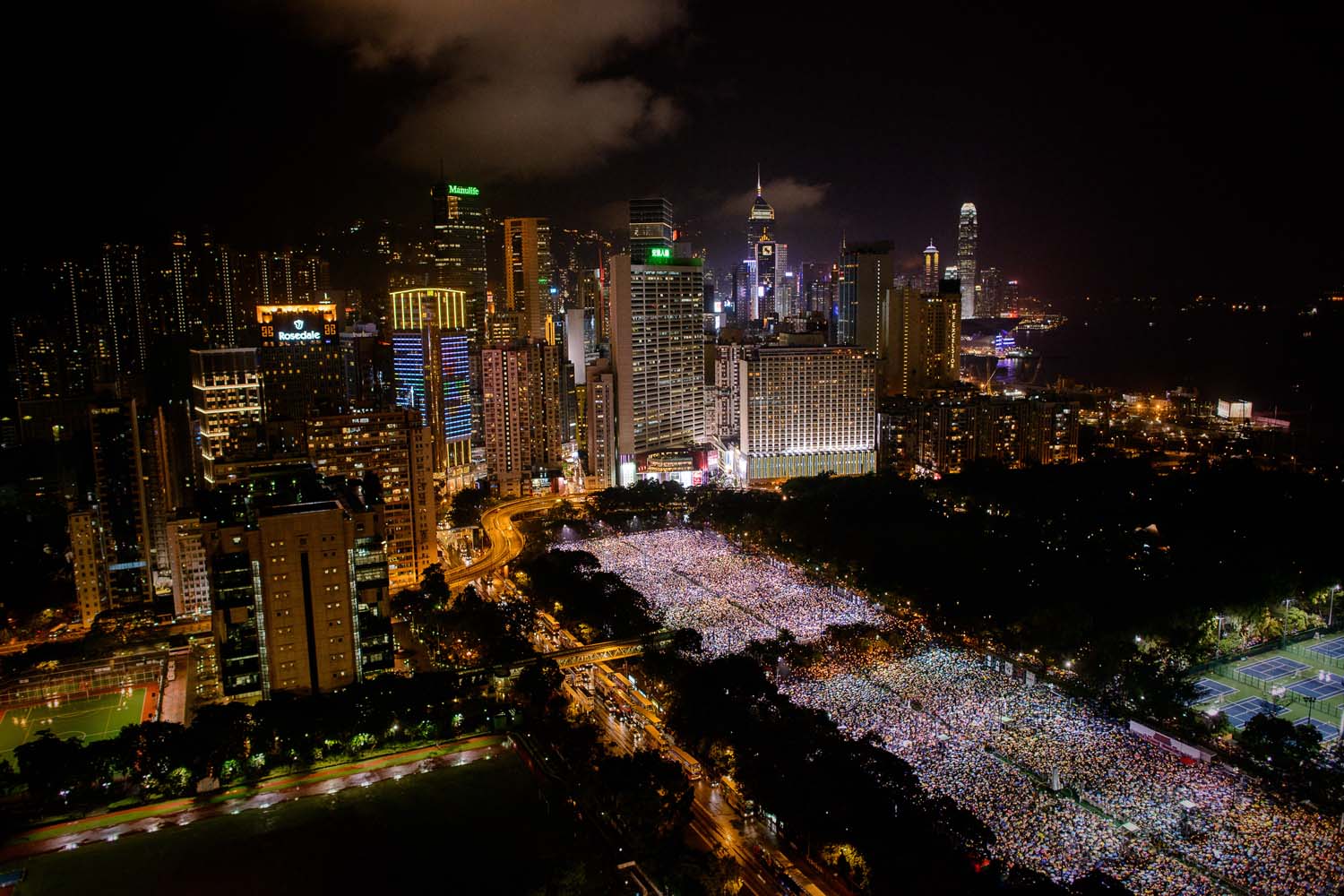 TOPSHOTS-HONG KONG-CHINA-RIGHTS-PROTEST-TIANANMEN