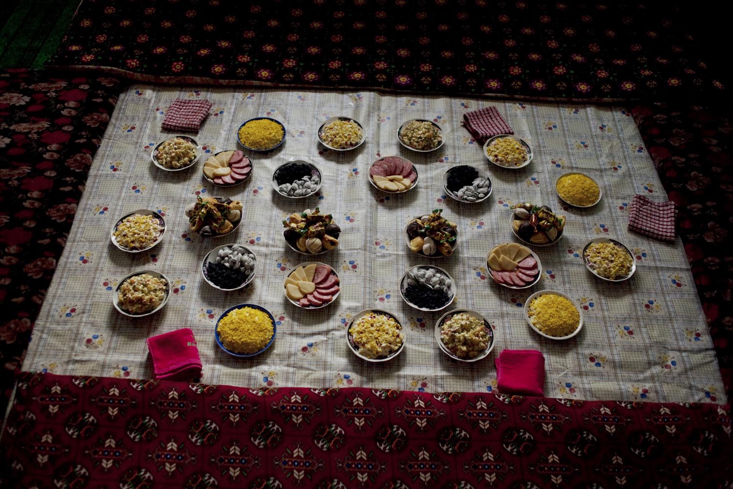 Food to be served at a birthday party