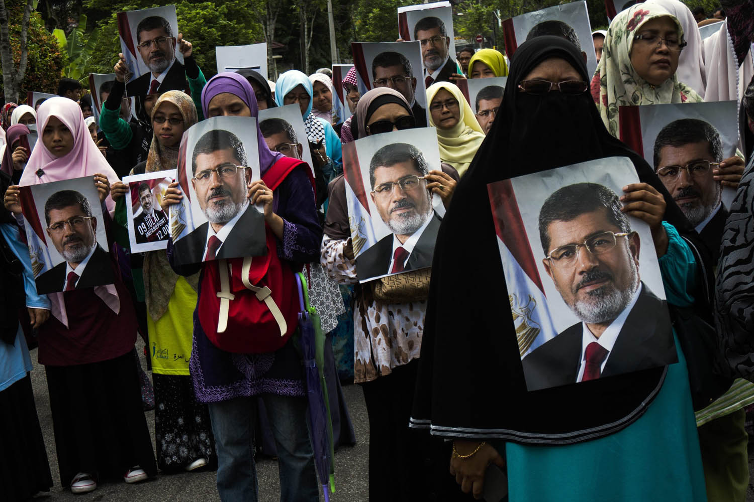 Pro Morsi protest in Malaysia