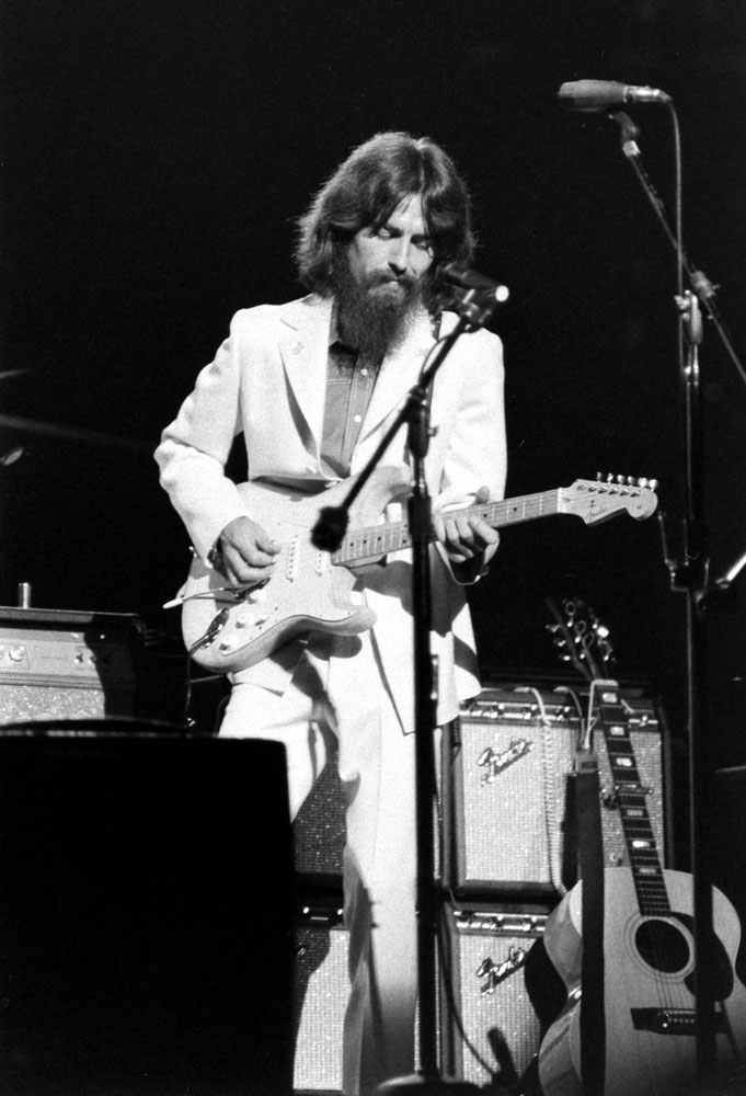 George Harrison, the Concert for Bangladesh, Madison Square Garden, 1971.