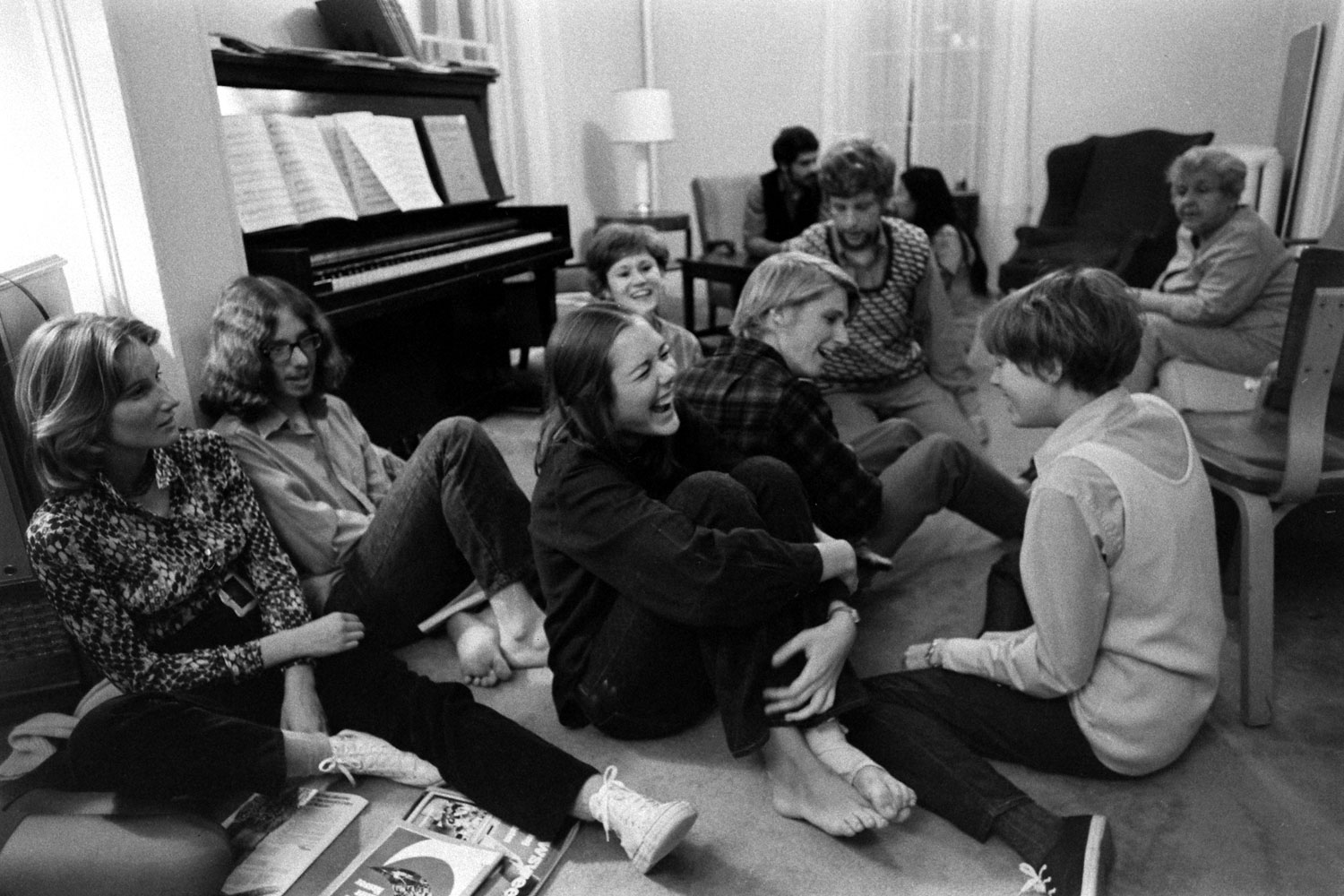 Oberlin College co-ed dorm, 1970