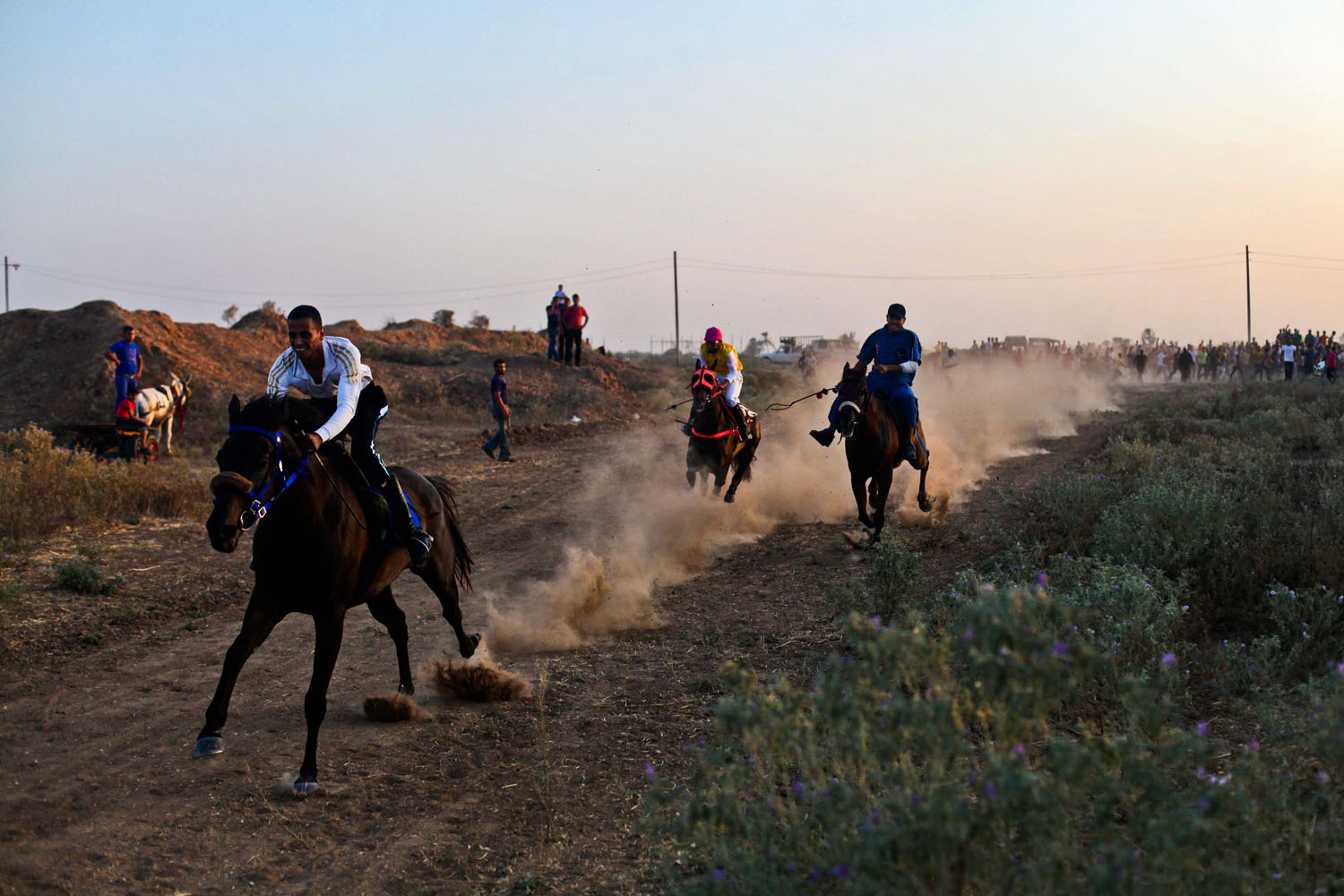 Horse race in Gaza City