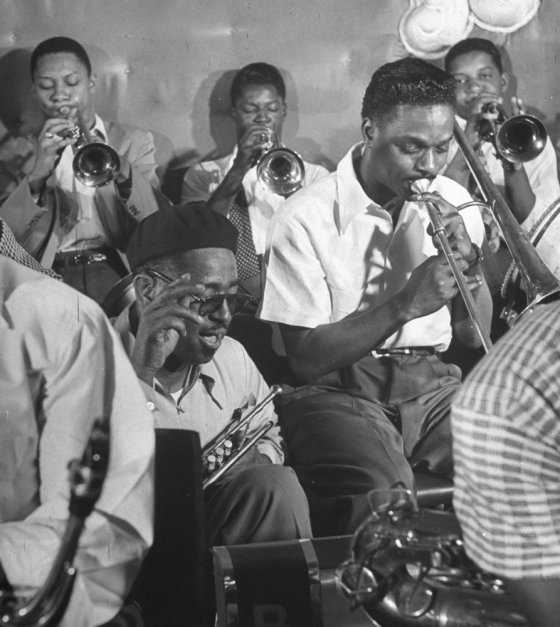 Dizzy Gillespie and friends, 1948.