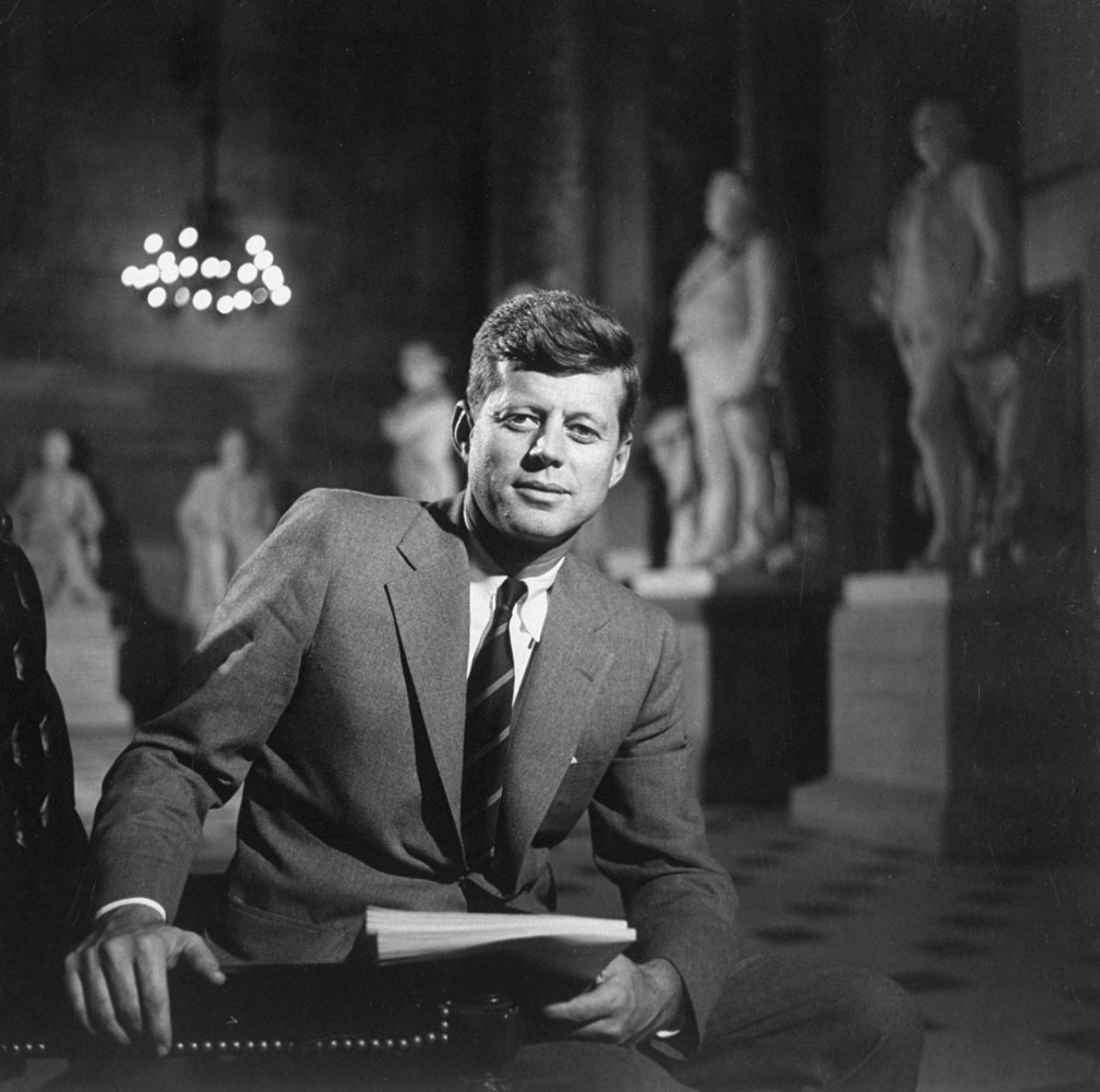 Senator John F. Kennedy, 1957.