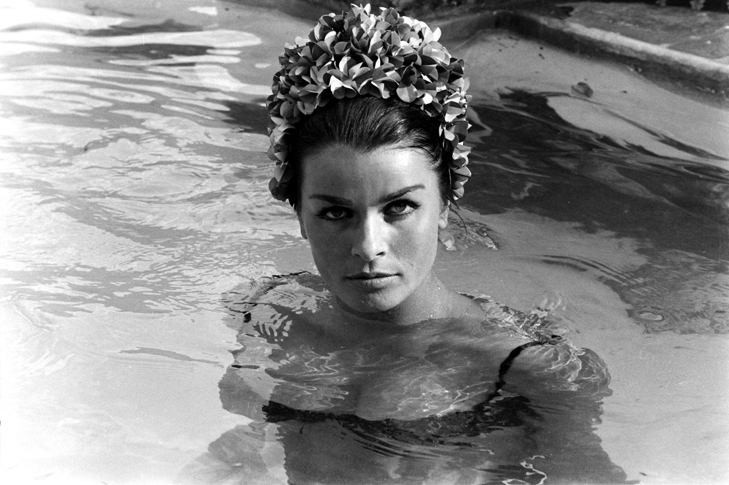 The great Austrian actress Senta Berger, 1964.