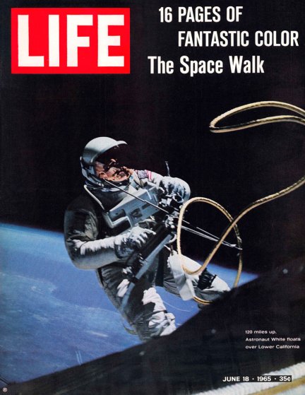 America's First Space Walk: Edward White Makes History, June 1965 | Time.com