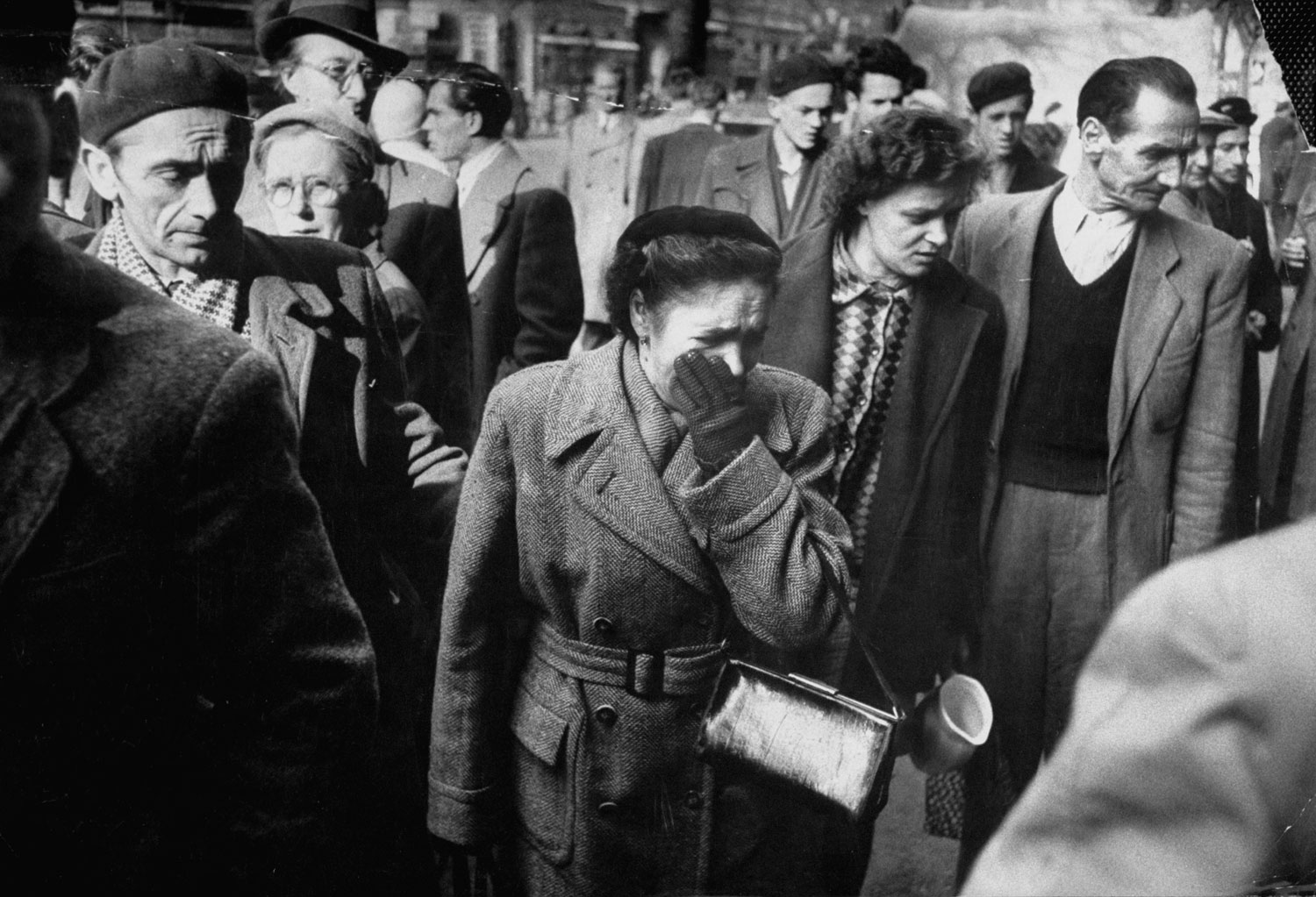 A reaction to carnage in the streets of Budapest, 1956.