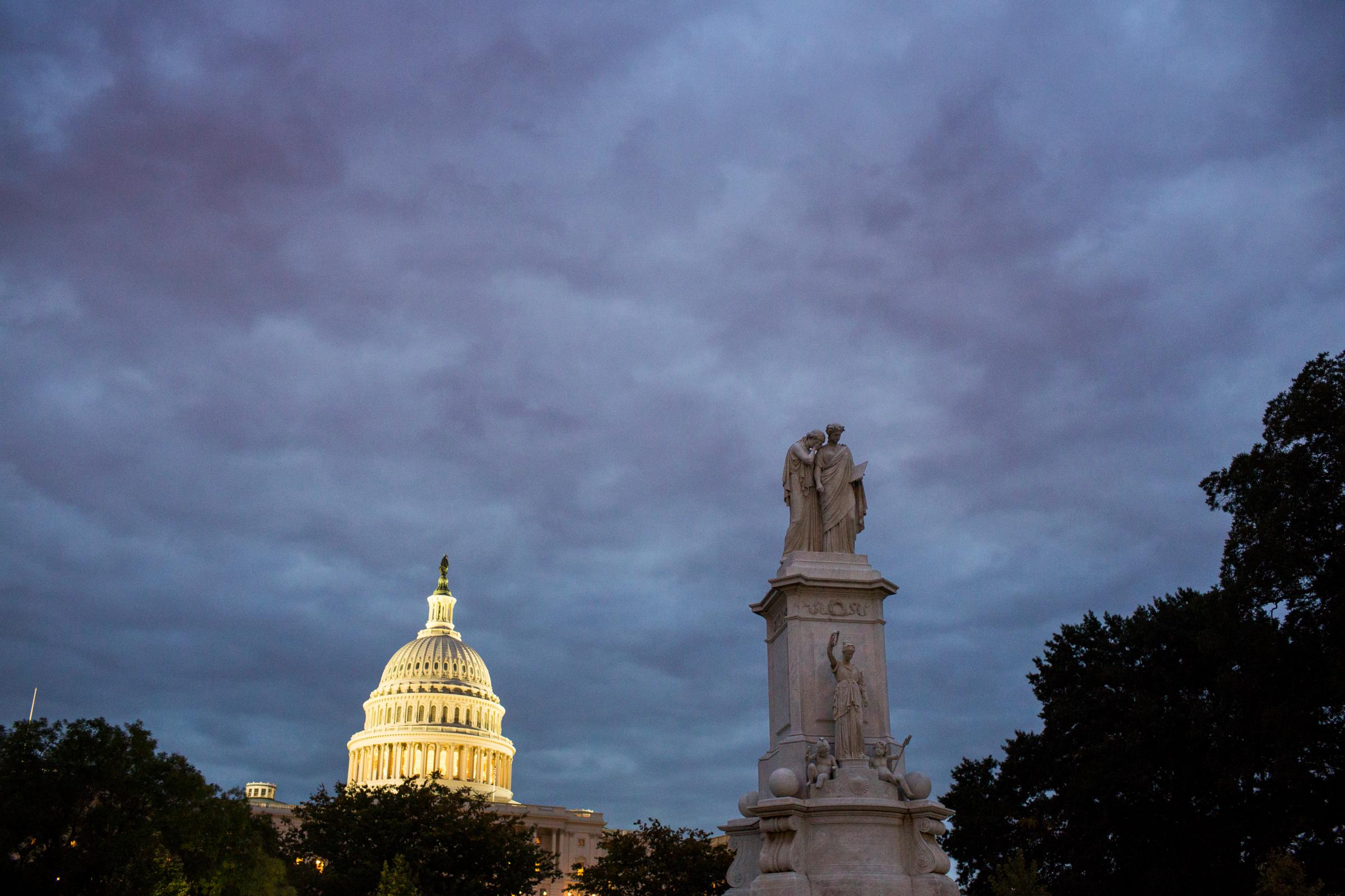 The U.S. Capitol at sunrise in Washington, D.C., on Oct. 1, 2013, the first day of a federal government shutdown since 1996.