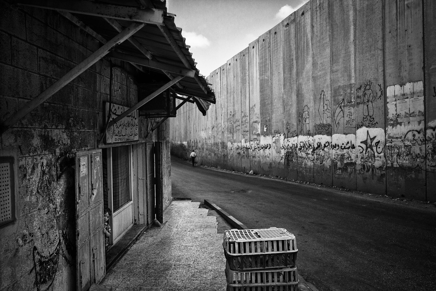 The separation wall in the West Bank, June 9, 2013.