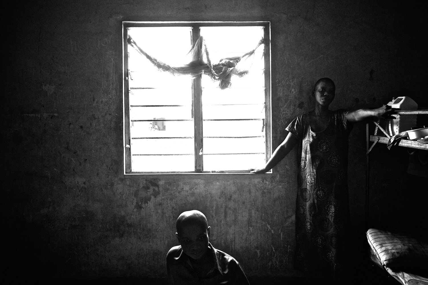 This so called Rehabilitation facility outside the Niger Delta city of Port Harcourt holds over 170 people with mental illness or mental disability. The Niger Delta, Nigeria. October 2012.