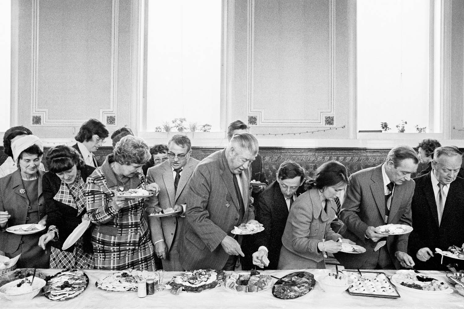GB. England. West Yorkshire. Todmorden. Mayor of Todmorden's inaugural banquet. 1977