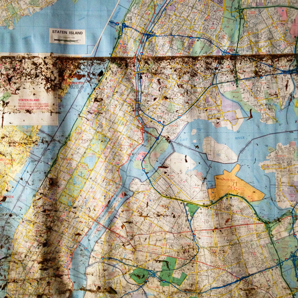 Subway Map, Crom Crossfit, Rockaway, Queens, N.Y., November 2013