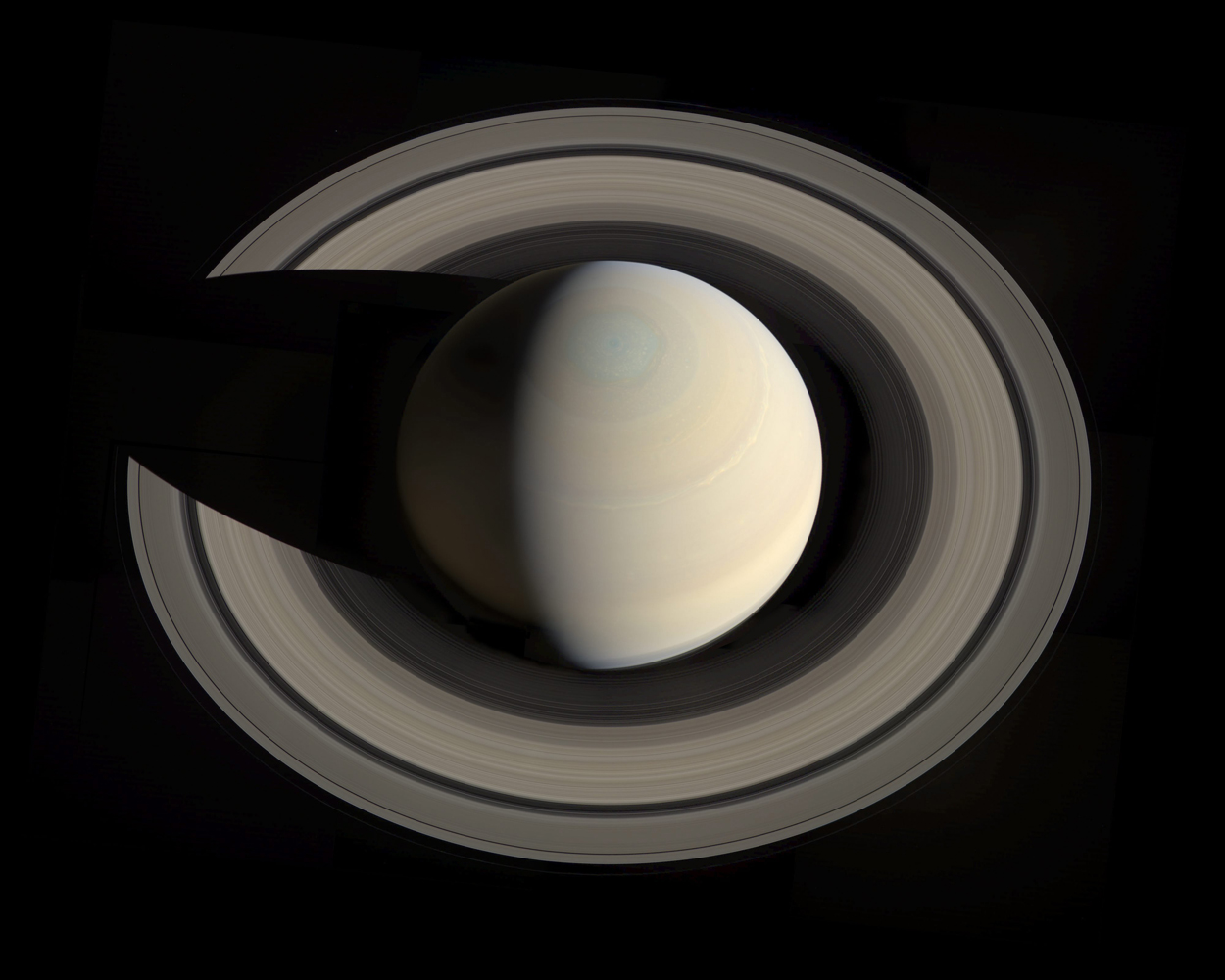 Mosaic Image of Saturn
