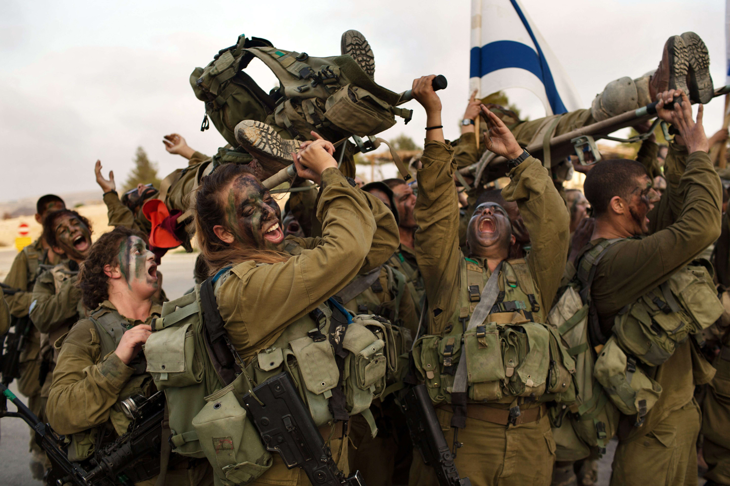 Oct. 3, 2013
                              Israeli soldiers of the 33rd Caracal Battalion take part in a graduation march in the northern part of the southern Israeli Negev desert.