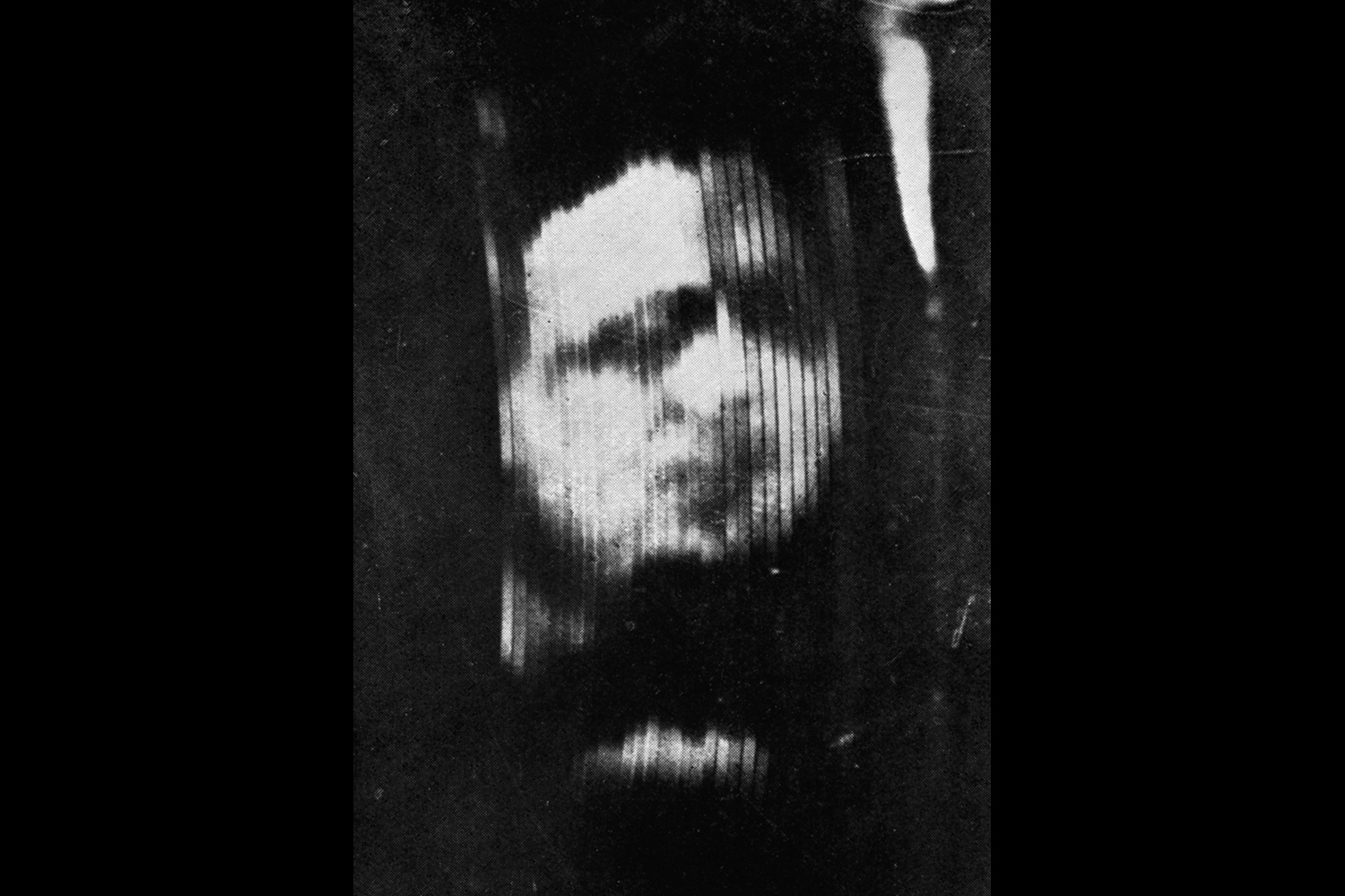 An image from John Logie Baird's first television demonstration in 1926.