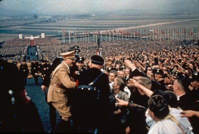 Image result for huge hitler crowds
