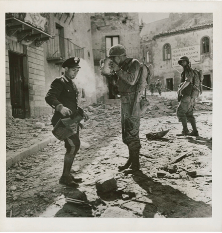 Sicilian Hospitality, Troina, Sicily, early August 1943