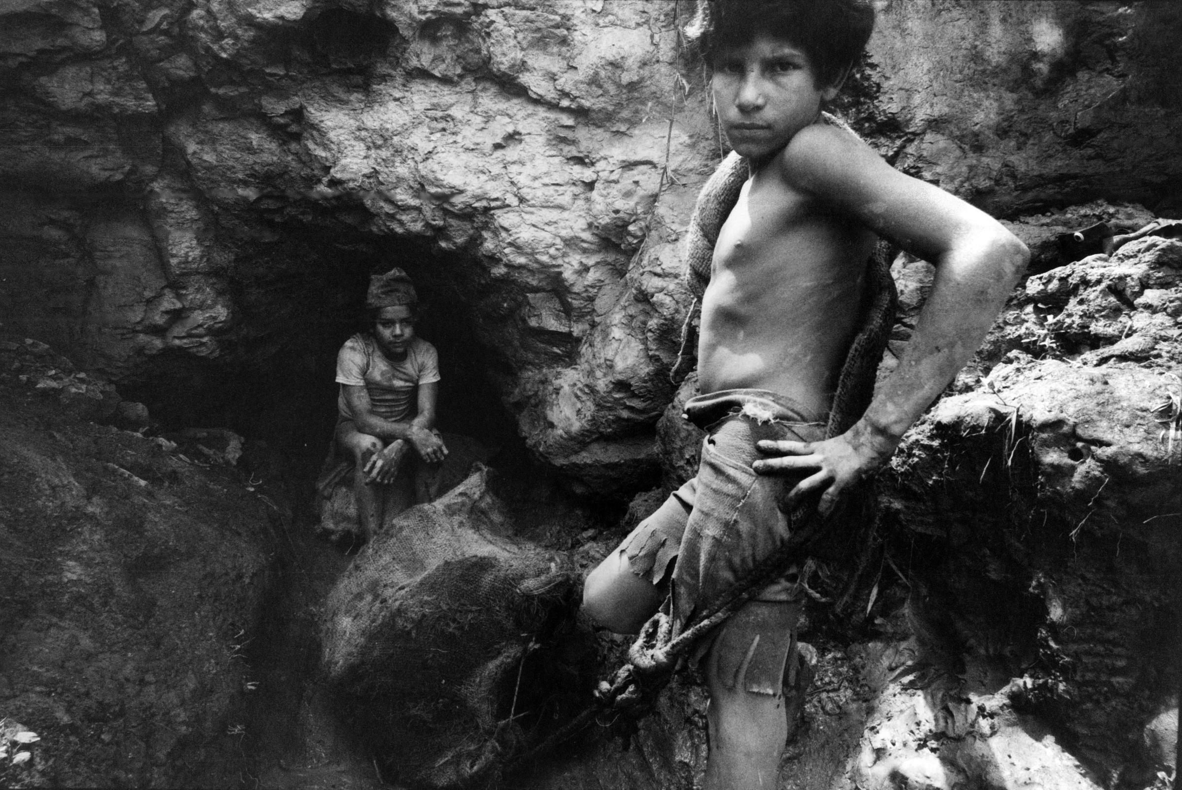 The exploitation of children in coal mines in Colombia, on Oct. 1, 1979.
