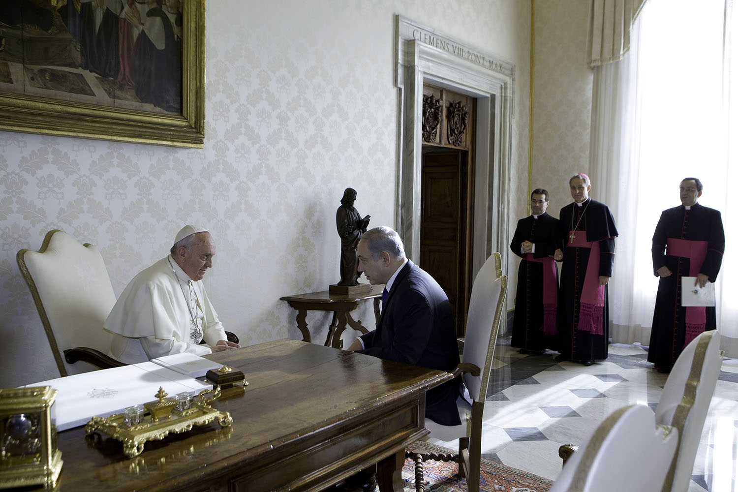 Pope Francis Meets Israeli Prime Minister Benjamin Netanyahu