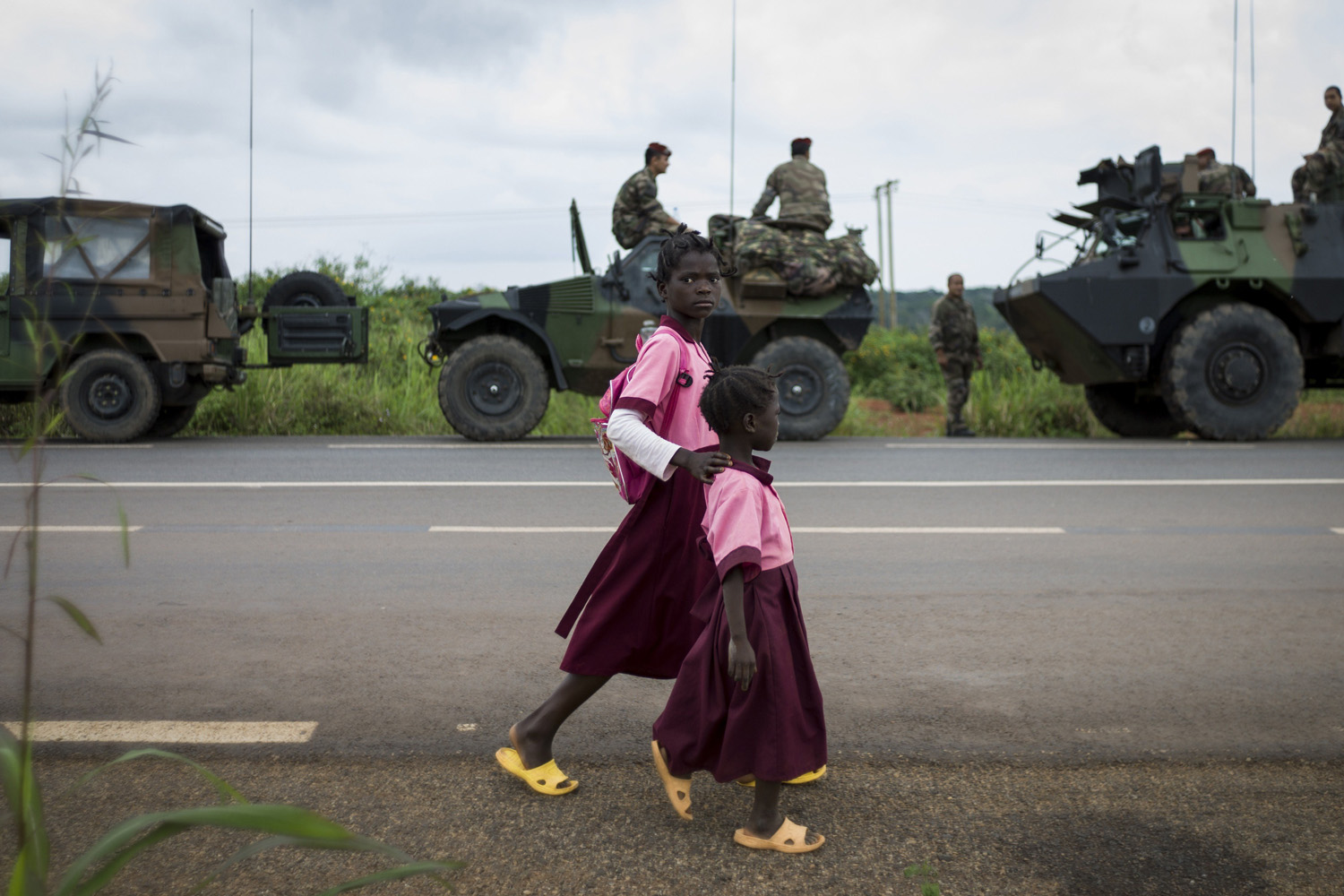 TOPSHOTS-CENTRAFRICA-UNREST-FRANCE-BRITAIN-MILITARY