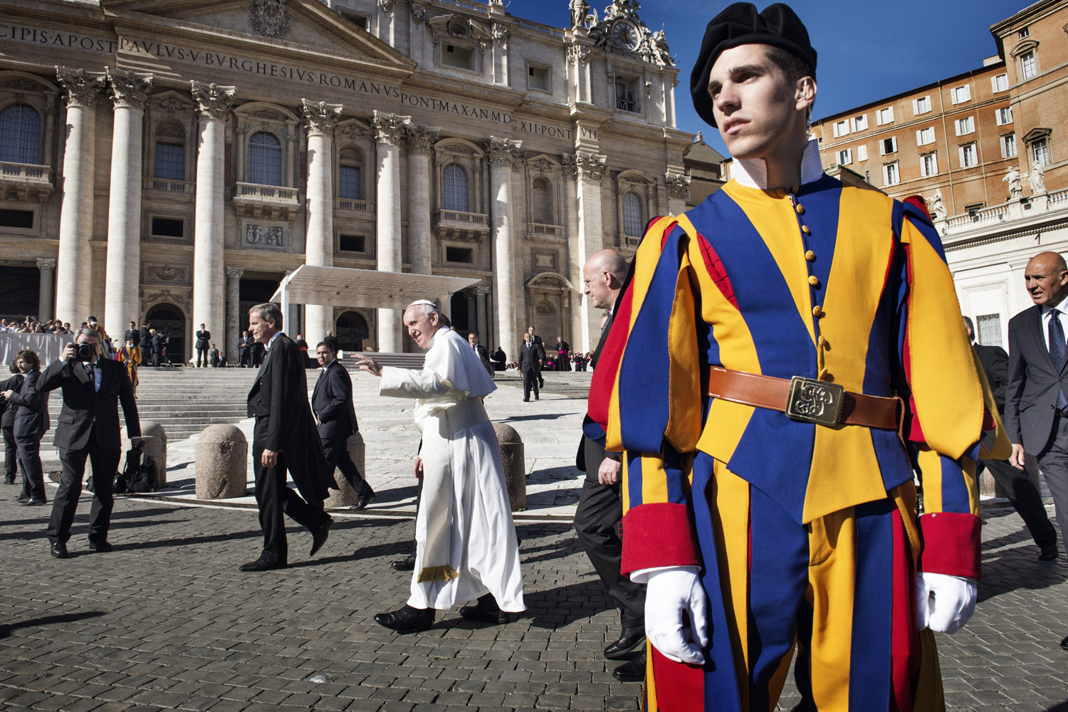 vatican city. italy.nov 6th 2013., saint peter square. general audience of Pope Francis.