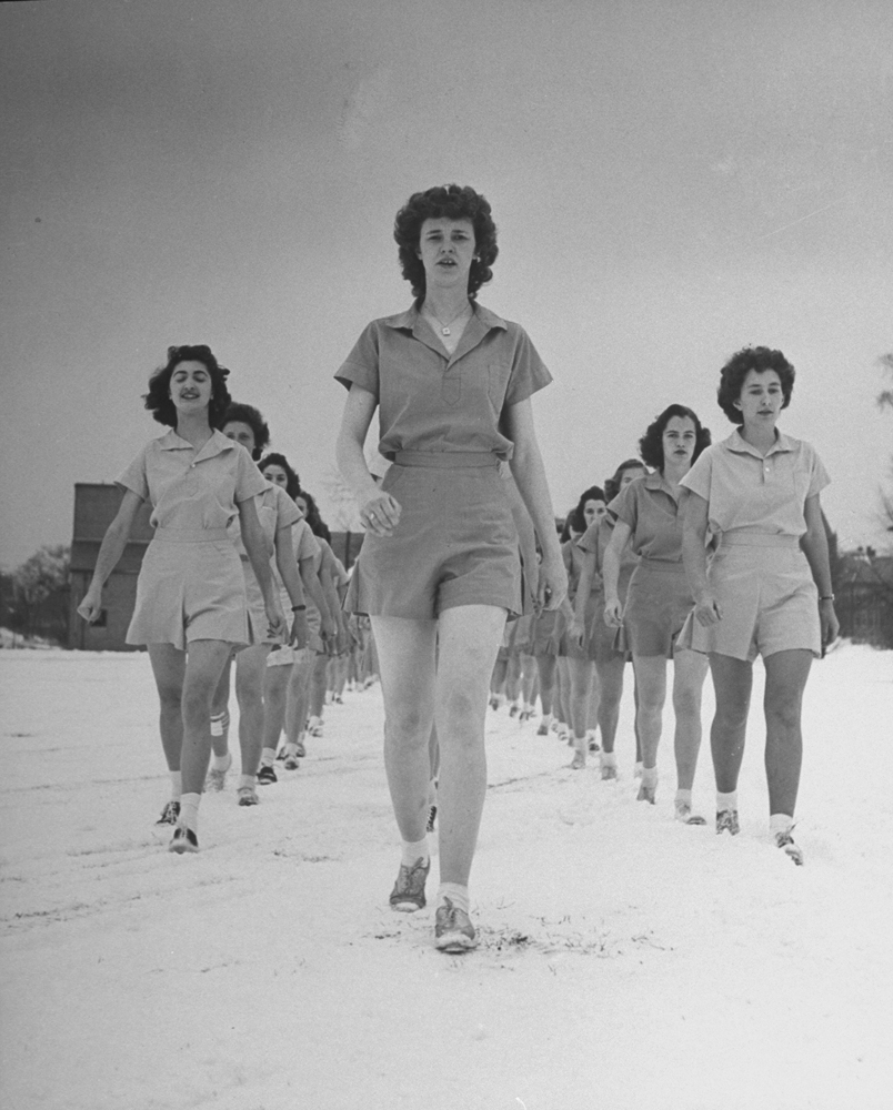 Univ. of New Hampshire coeds training in 1942