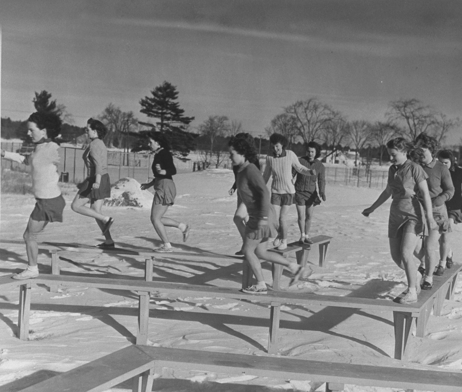 Univ. of New Hampshire coeds training in 1942