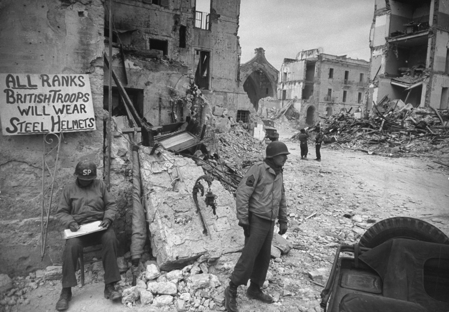 American troops, Battle of Anzio, 1944.
