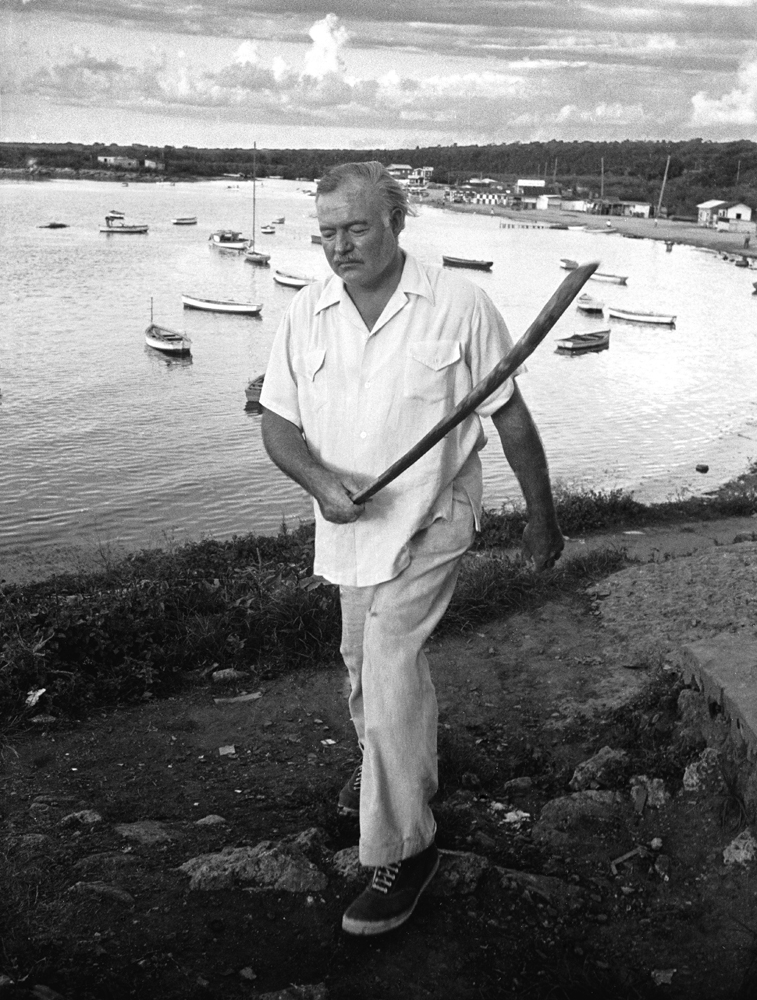 Ernest Hemingway, Cuba, 1952.