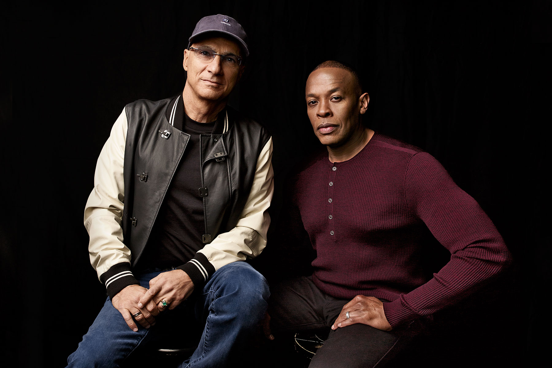 Jimmy Iovine and Dr. Dre (Art Streiber for TIME)
