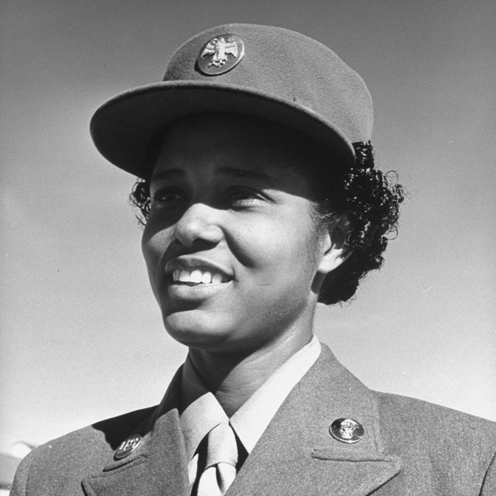 An African American woman serving in the Women's Army Corps, 1943.