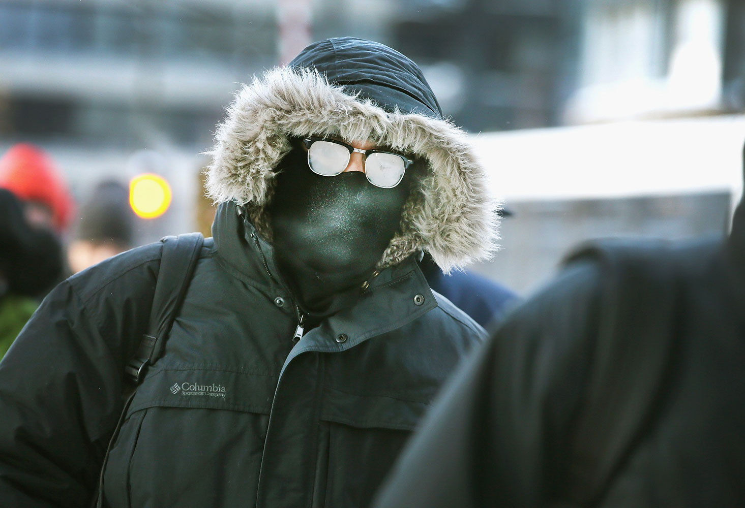 Commuters make a sub-zero trek to offices in the Loop on Jan. 6, 2014 in Chicago, Ill.