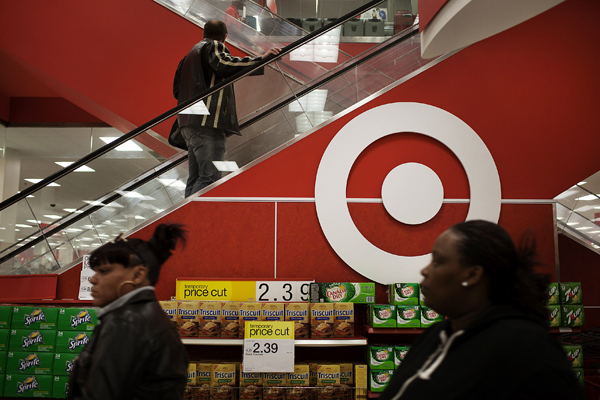 A Target Store Ahead Of U.S. Personal Consumption Figures