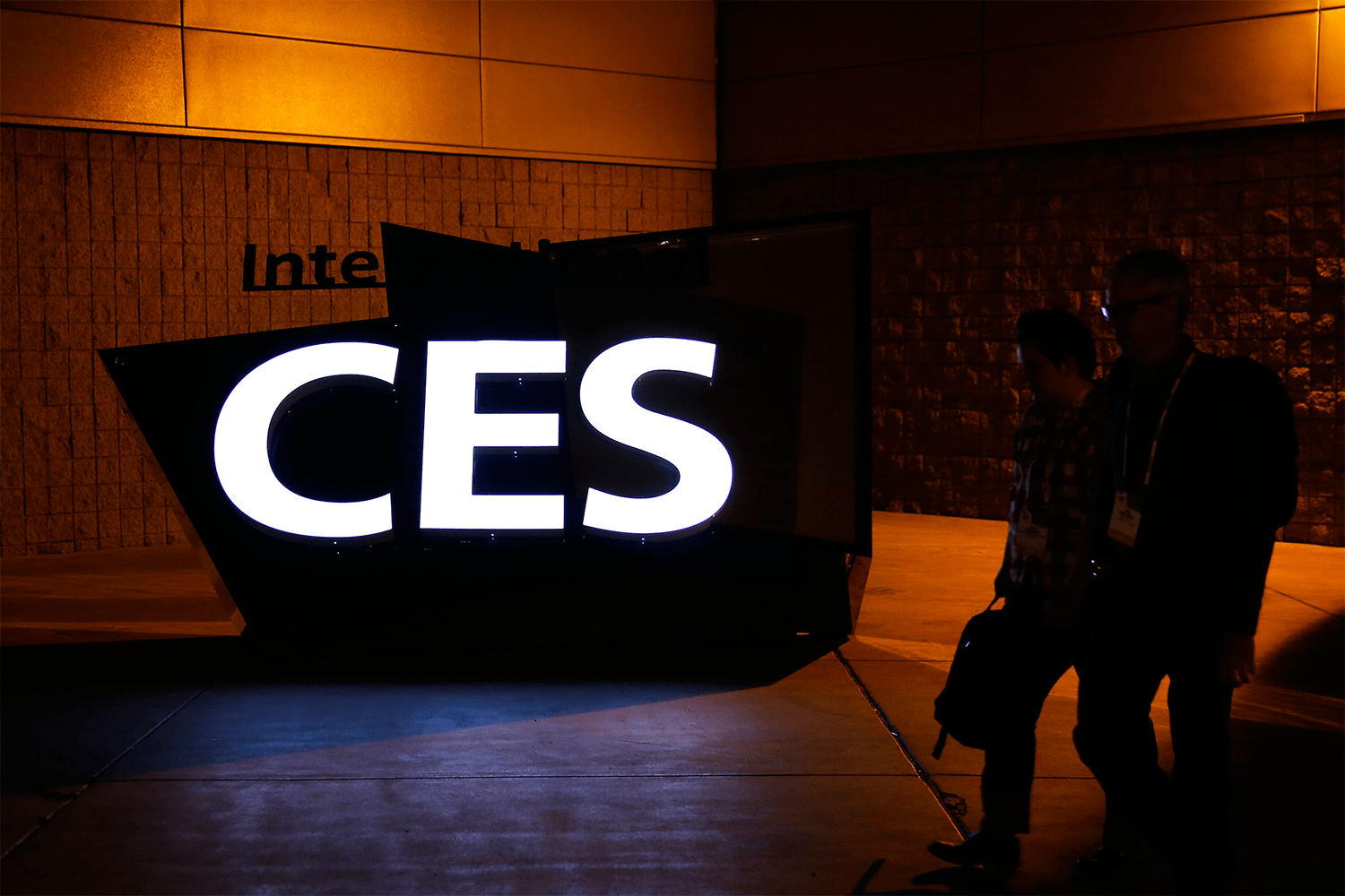 A sign at International CES 2014 in Las Vegas (Bloomberg / Getty Images)