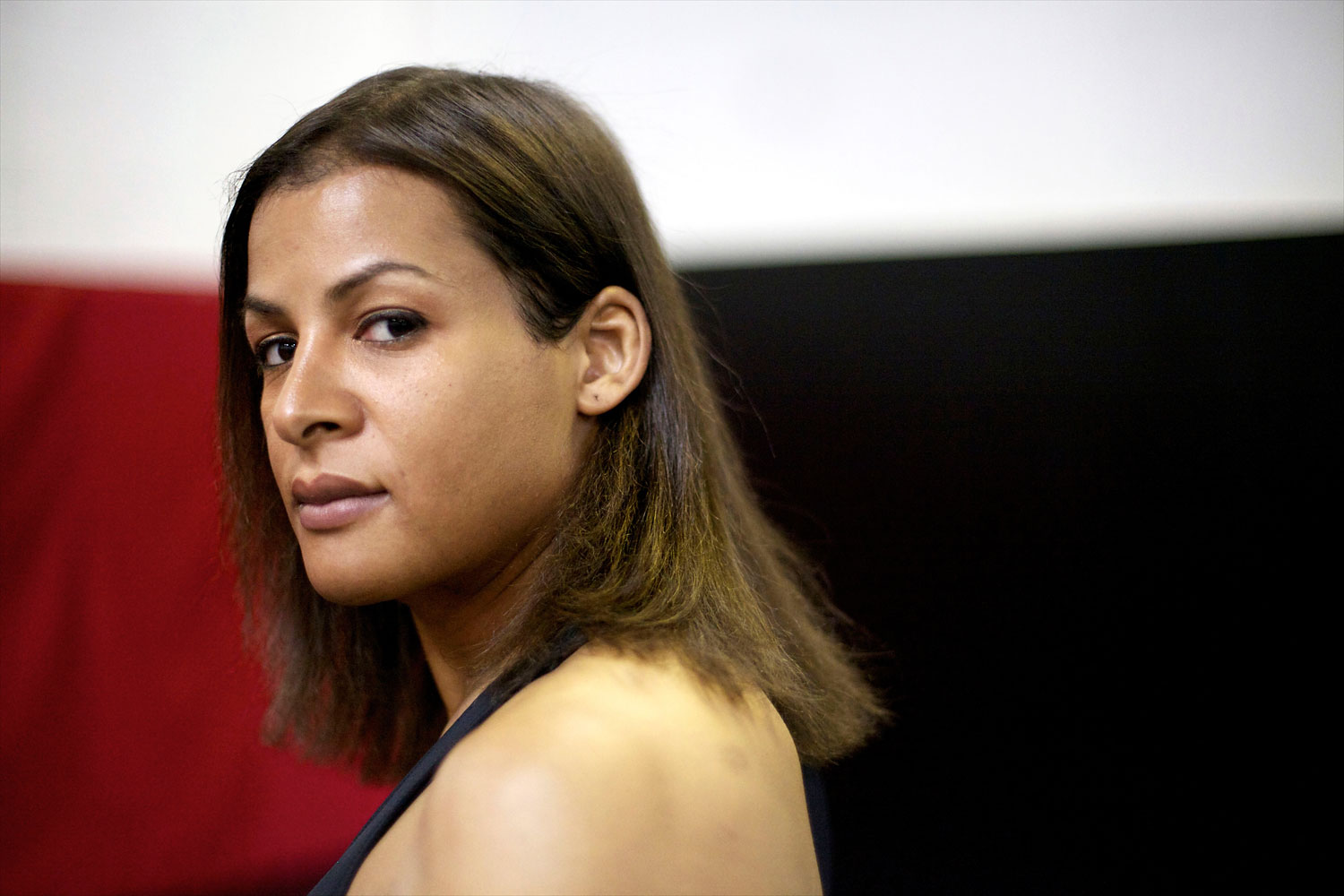 Fallon Fox trains at her local gym in Schaumburg, Ill., April 25, 2013.